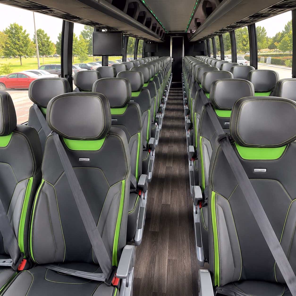 davie long distance transportation onboard seating