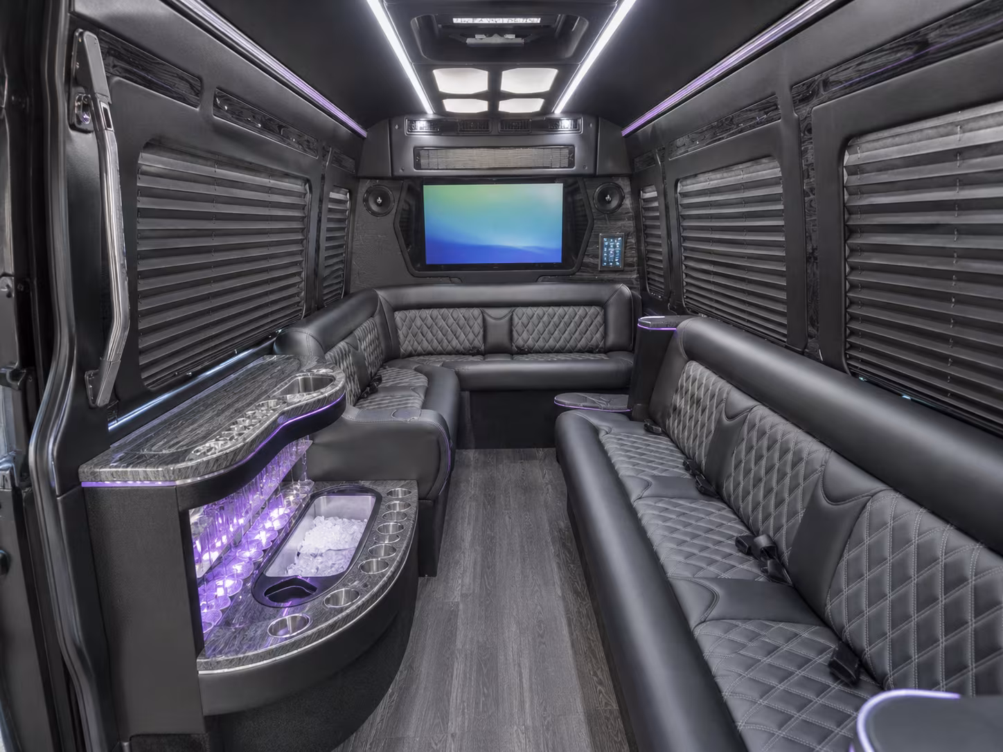 davie party bus interior